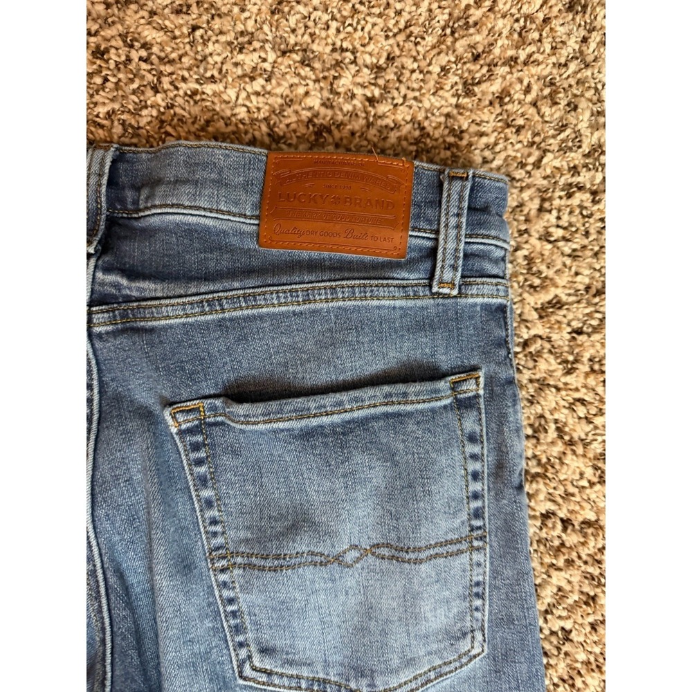 Lucky brand jeans‎ mens 32x29 223 straight blue denim Stretch Streetwear Work - Picture 6 of 7